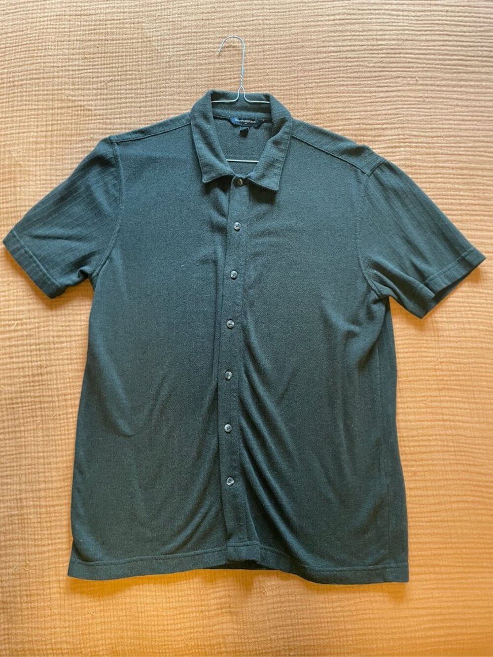 Banana Republic Short Sleeve Herringbone Shirt